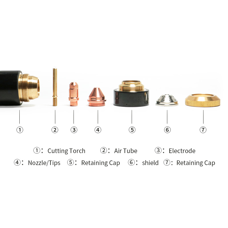 Плазменная резка Расходная плазменная воздушная трубка ИК100107 для факела ИК100Х