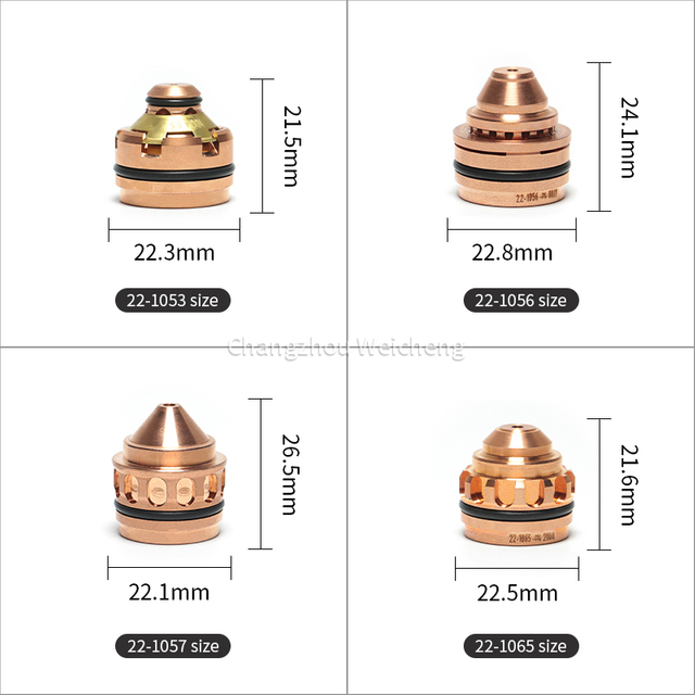 Расходуемое сопло для плазменной резки 22-1053 22-1056 22-1057 22-1062 22-1065 22-1066 22-1067 Корпус горелки 22-1002