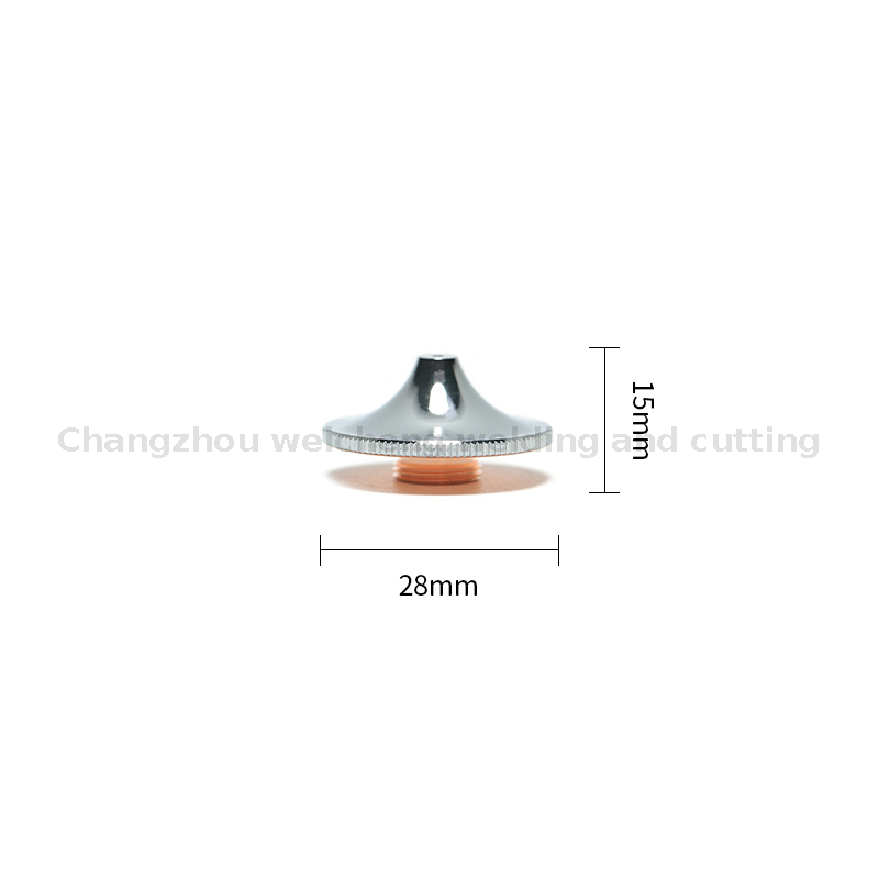 Сопло для лазерной резки, двойные хромированные медные фитинги для сопел, 28 мм